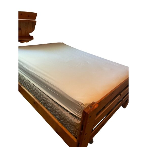 Vintage Grants Fashions for Home Full Fitted Sheet Used Cream - Picture 3 of 4